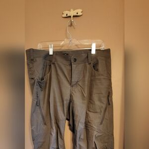 Men's Arcteryx 2 Pairs Cargo Pants in Olive Green & Grey